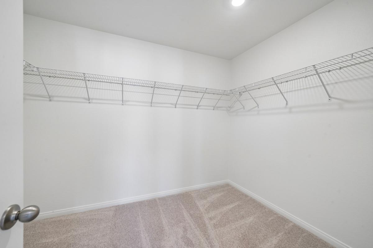 Primary walk-in closet