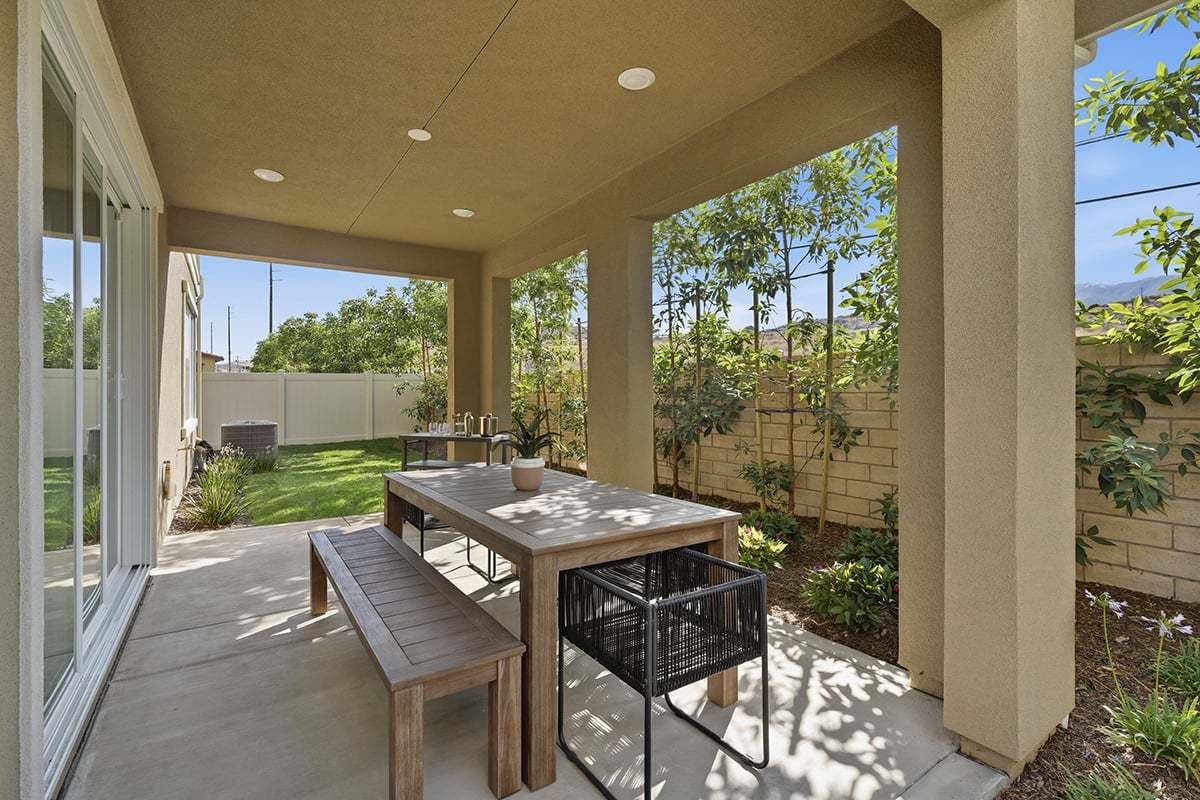 Covered patio