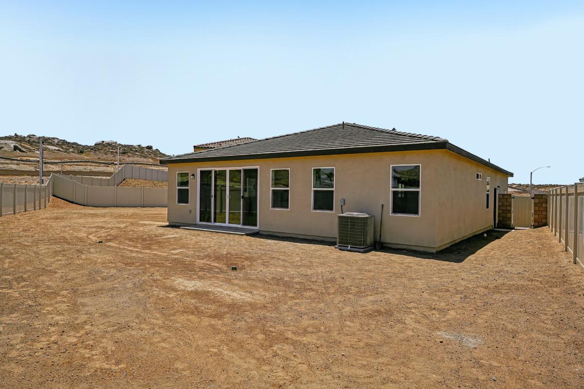 Rear exterior