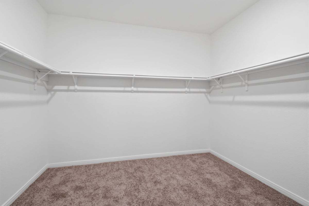 Primary walk-in closet