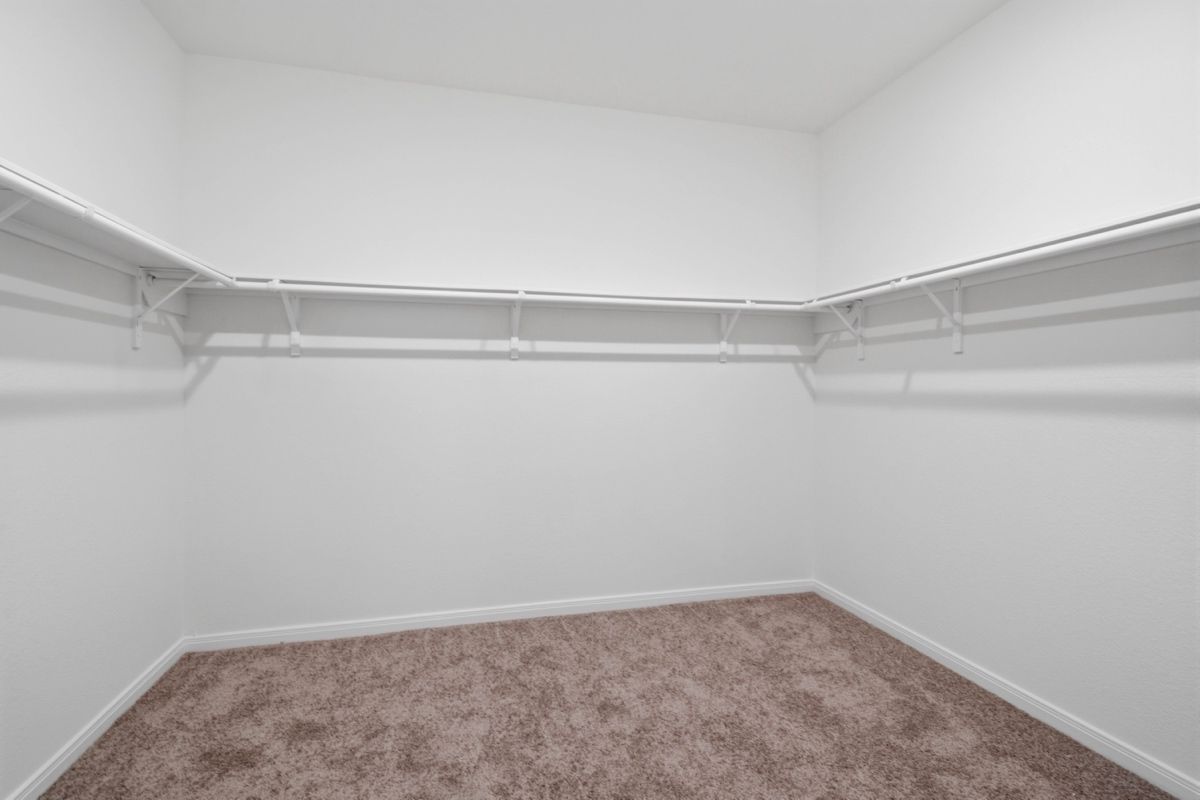 Primary walk-in closet