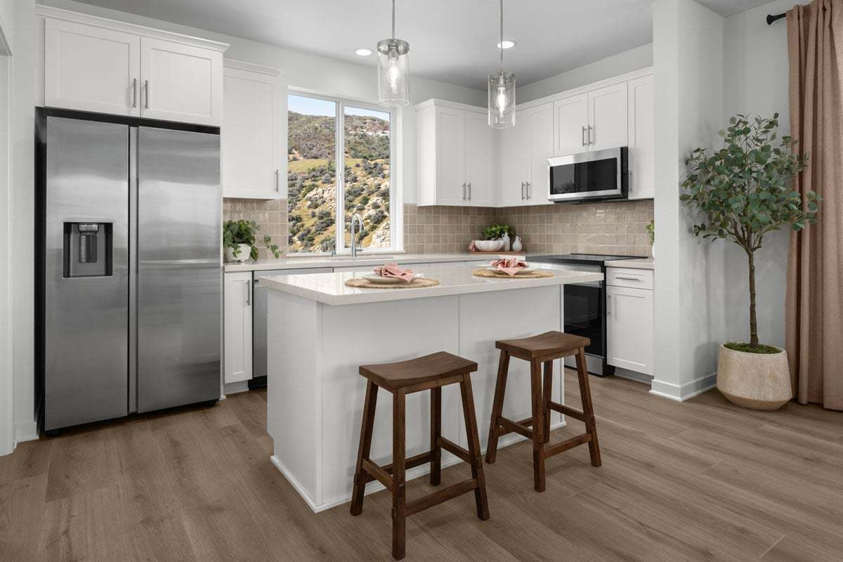 Plan 1440 Modeled - Kitchen