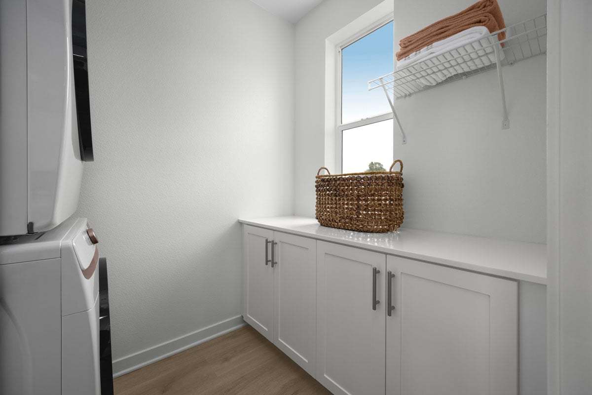 Plan 1440 Modeled - Laundry room