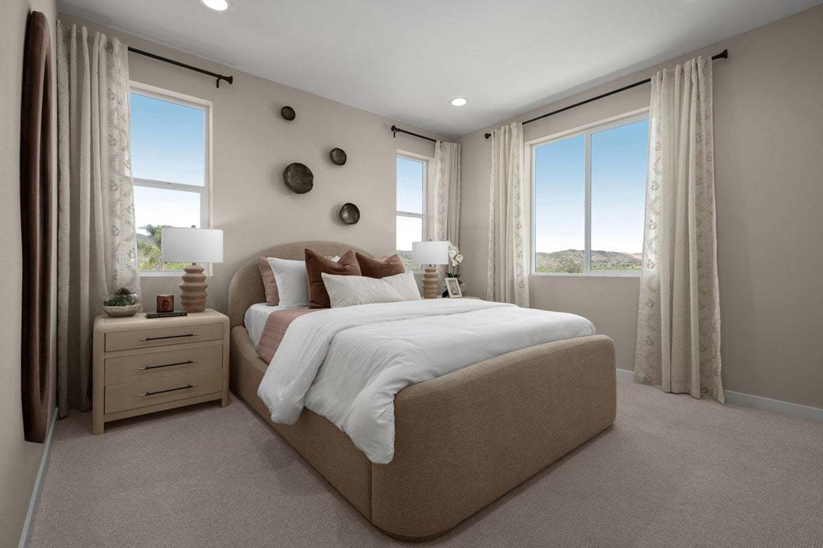 Plan 1440 Modeled - Primary bedroom
