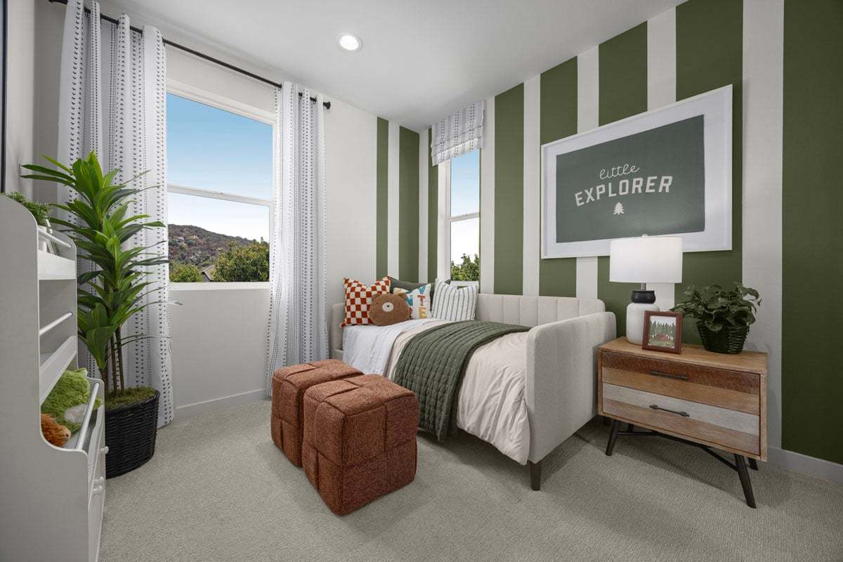 Plan 1472 Modeled - Bedroom 2