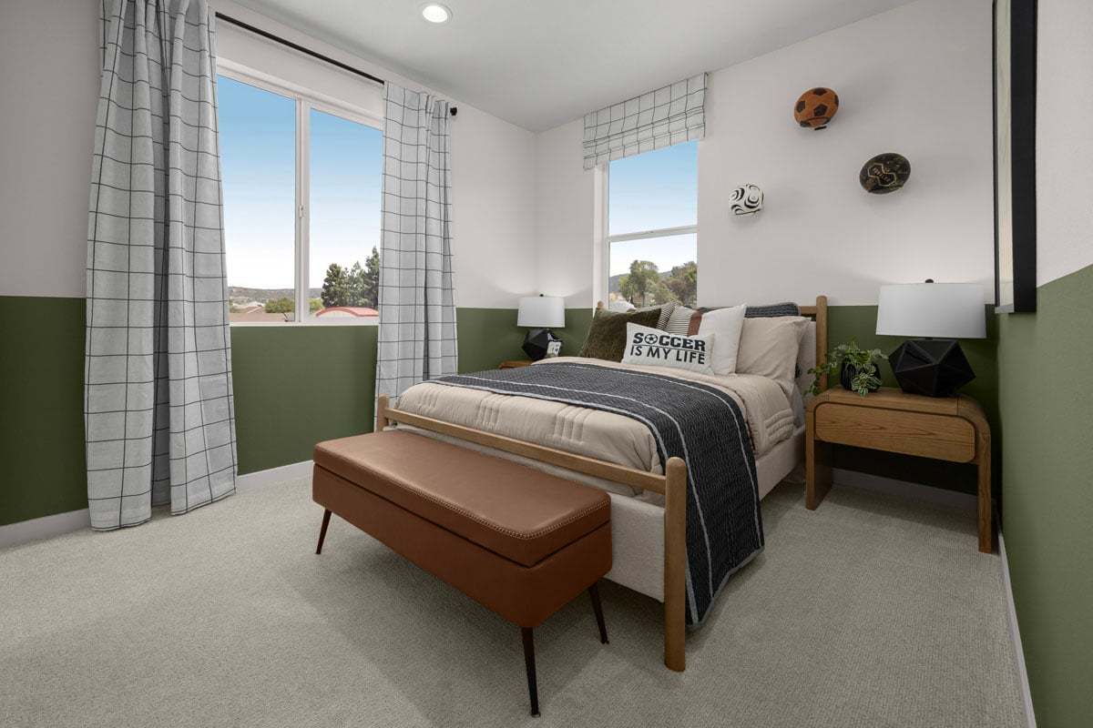 Plan 1472 Modeled - Bedroom 3