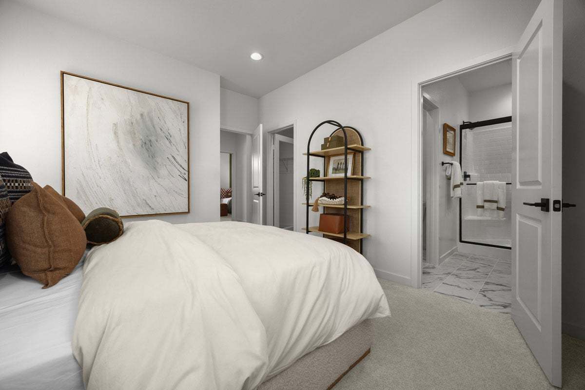 Plan 1472 Modeled - Primary bedroom