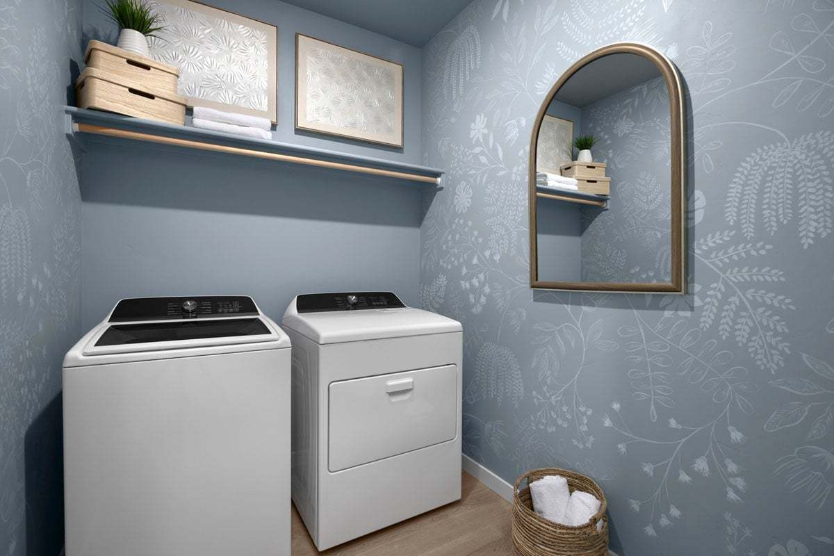 Dedicated laundry room
