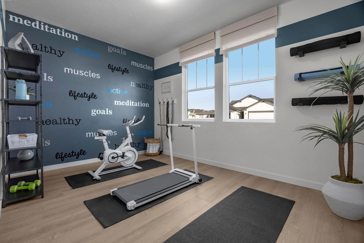 Plan 1646 Modeled - Luxury vinyl plank flooring
