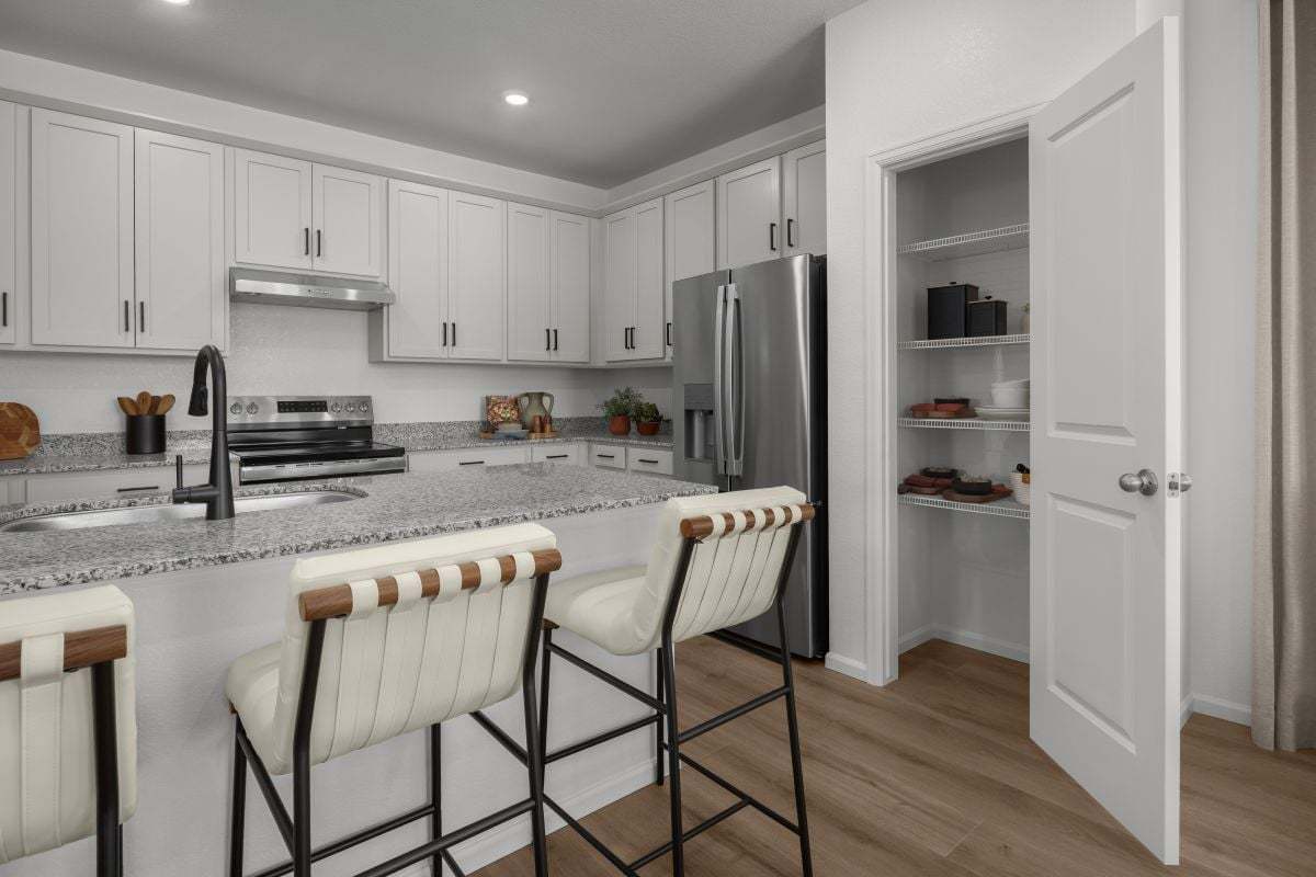 Plan 1818 Modeled - Kitchen