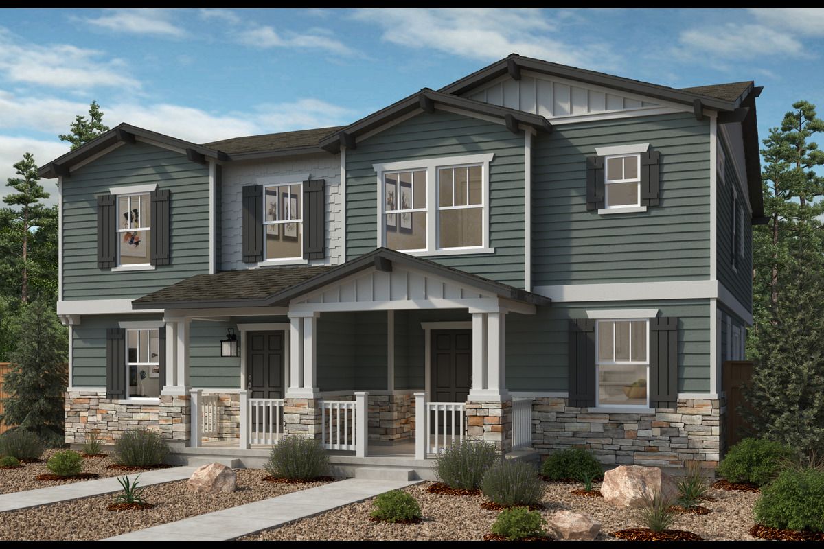 Plan 1429 Modeled - Painted Prairie Villas: Aurora, Colorado - KB Home