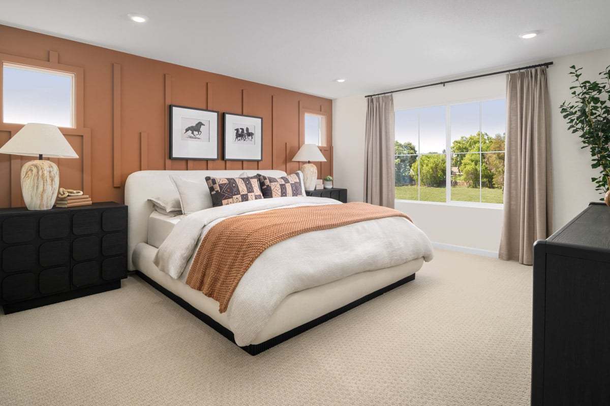 Plan 1793 Modeled - Primary bedroom