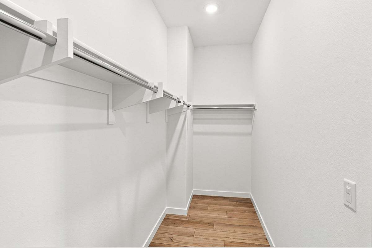 Primary walk-in closet