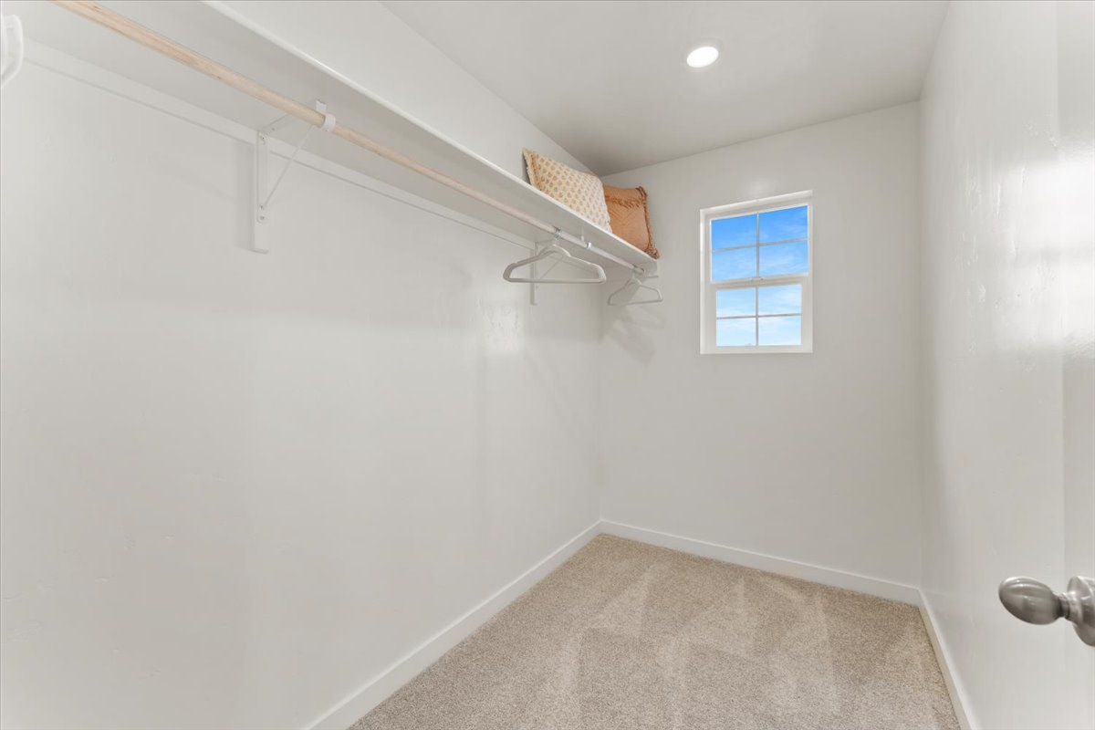 Primary walk-in closet