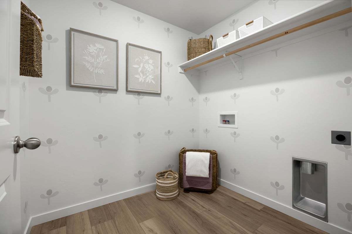 Dedicated laundry room