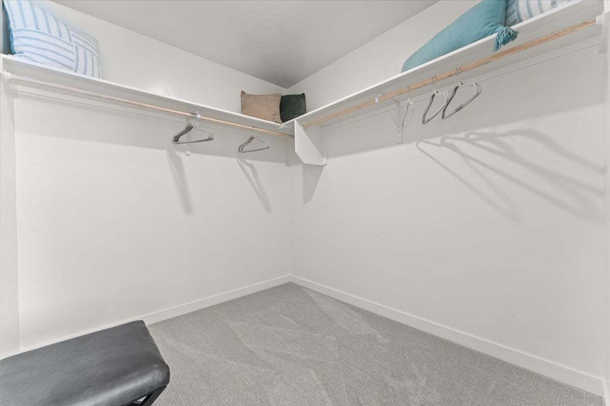 Primary walk-in closet