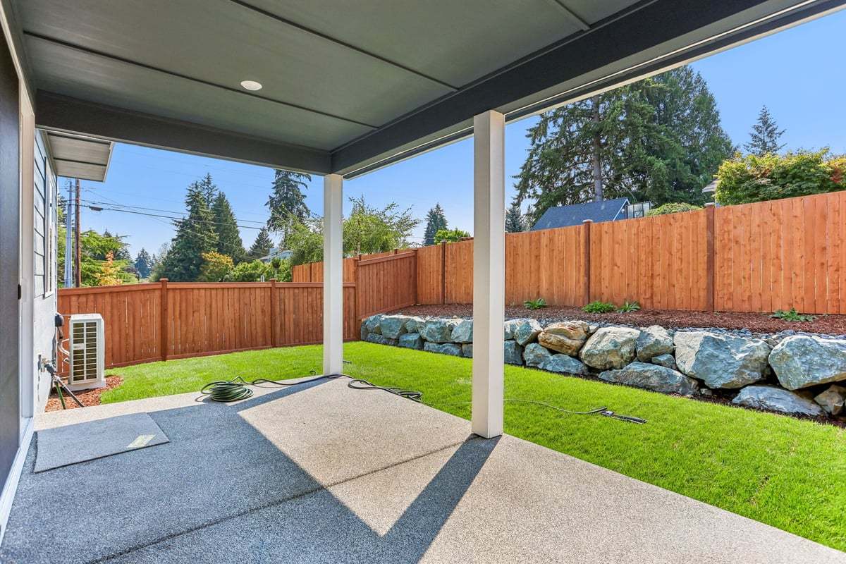 Covered patio