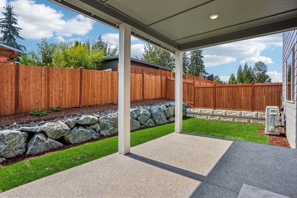 Covered patio
