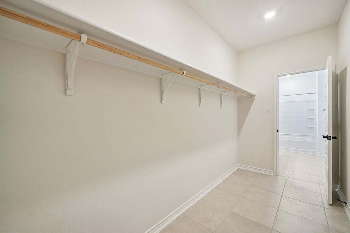 Primary walk-in closet
