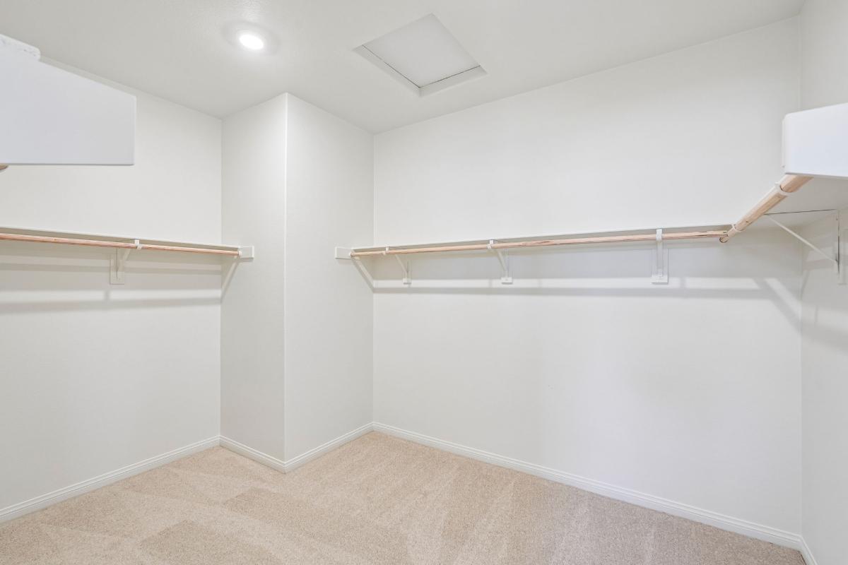Primary walk-in closet