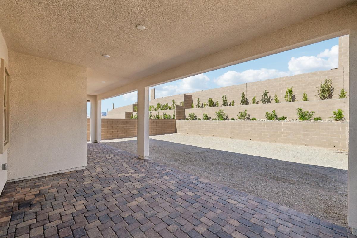 Covered patio
