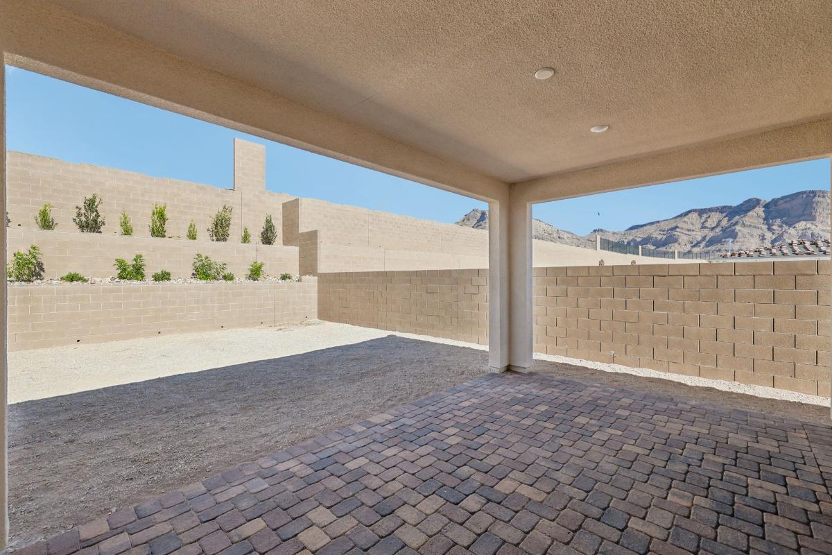 Covered patio