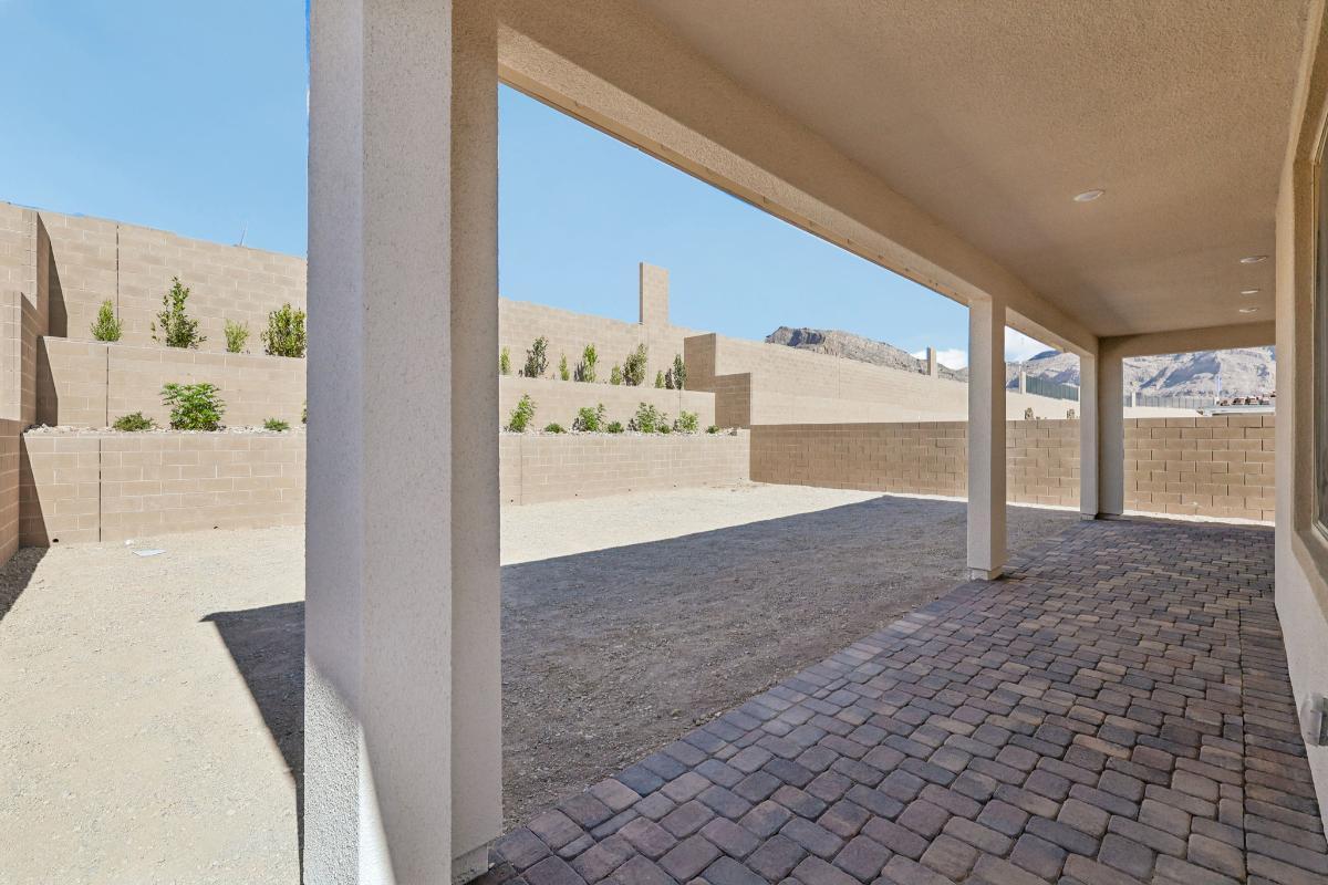 Covered patio