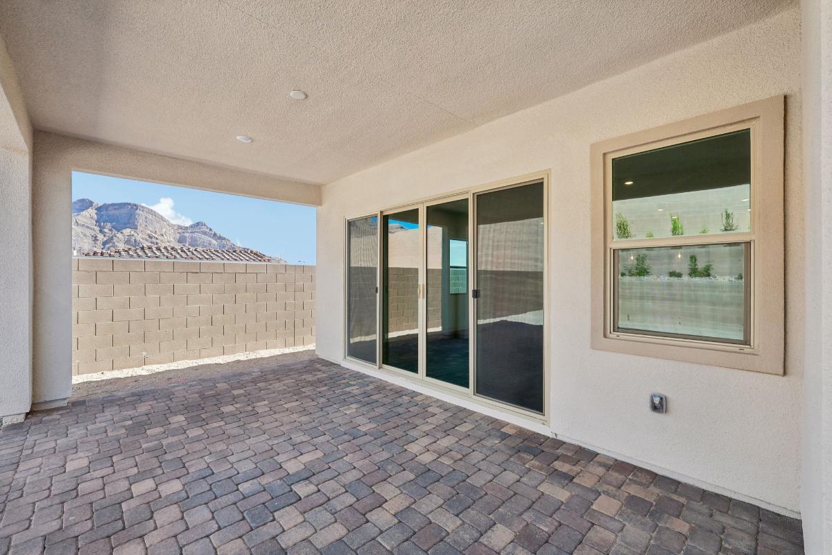 Covered patio