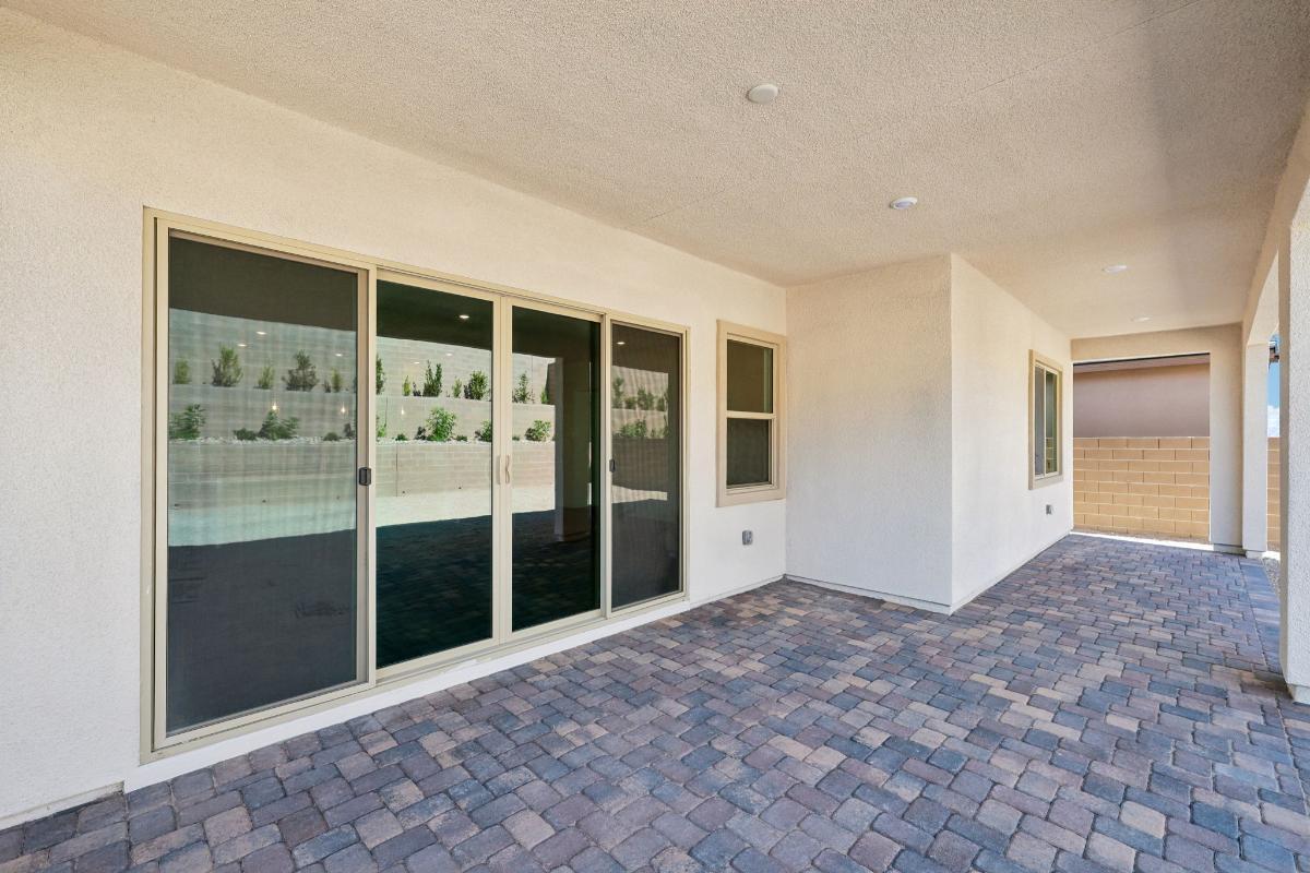 Covered patio