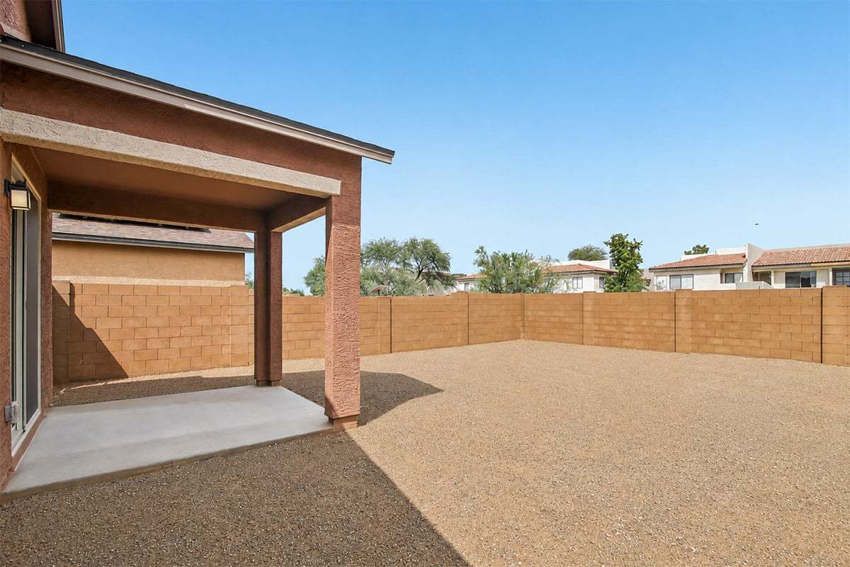 Covered patio