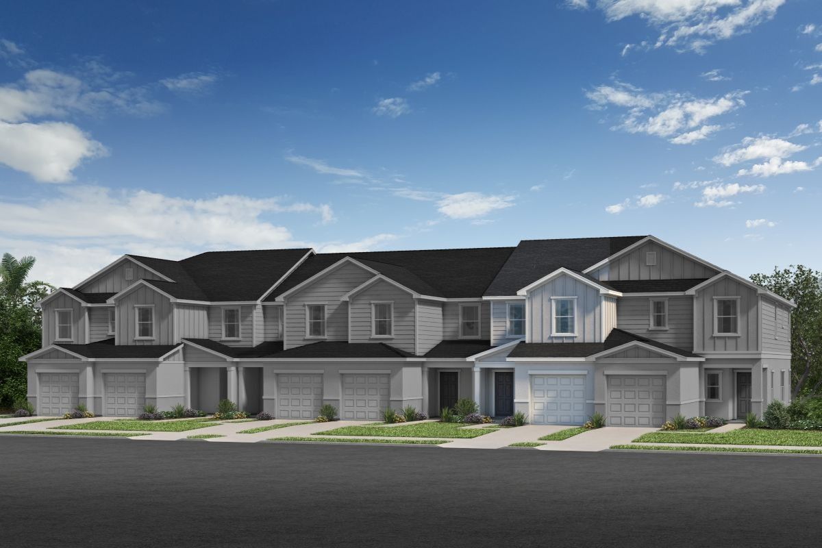 Plan 1557 - Reserve at Forest Lake Townhomes: Lake Wales, Florida - KB Home