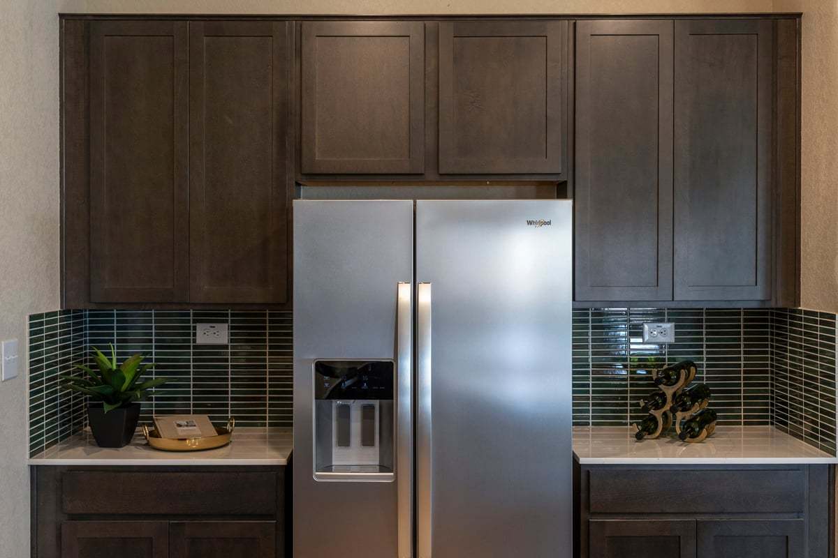 Optional French door refrigerator
