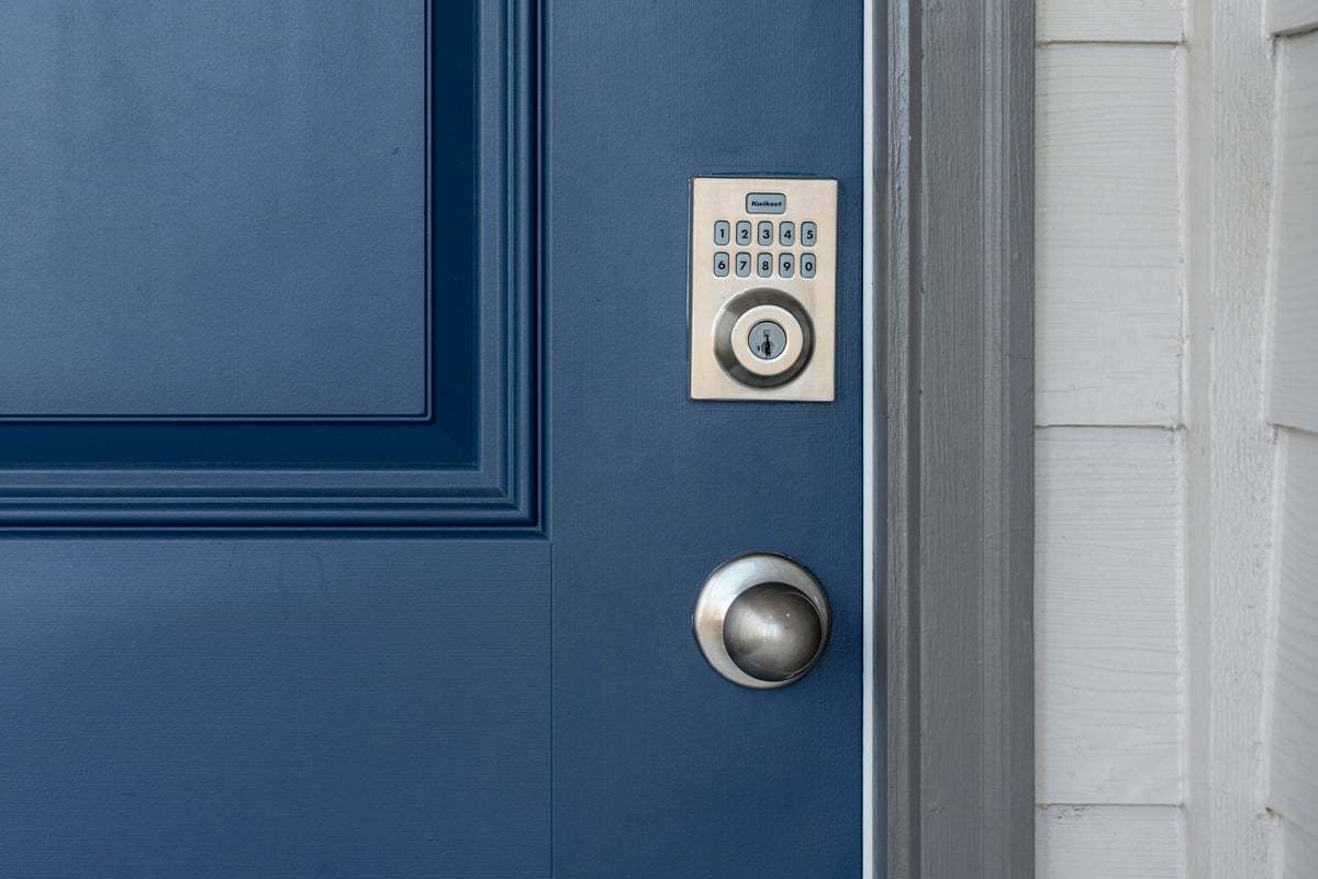Plan 1417 Modeled - Deadbolt with key pad