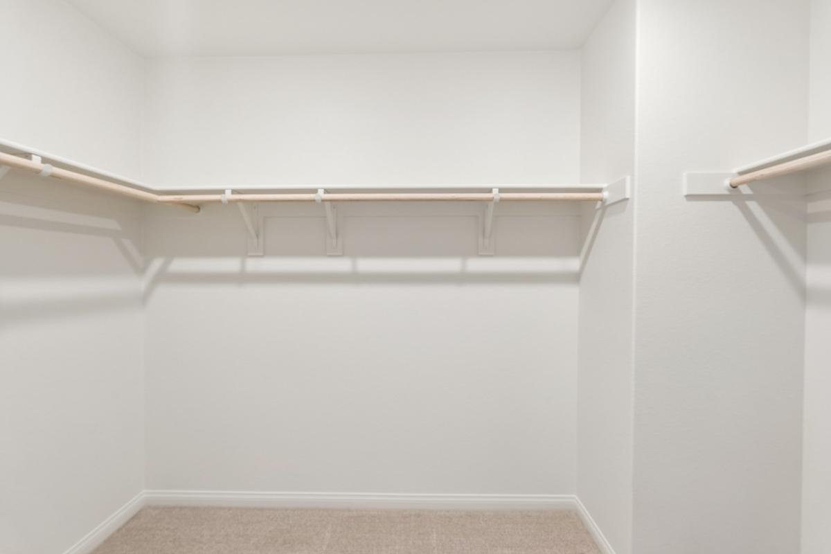 Primary walk-in closet