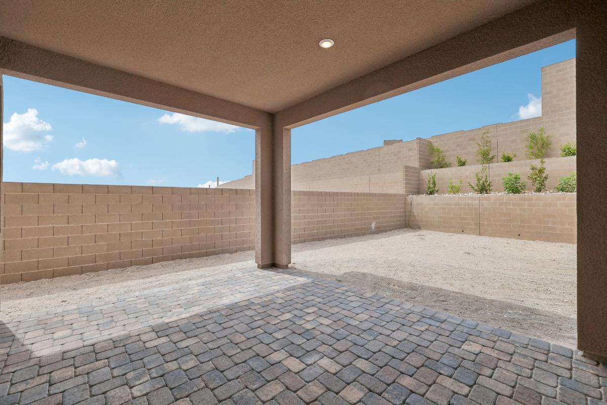 Covered patio