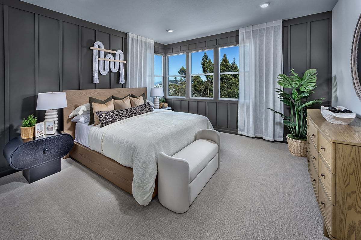 Plan 1966 Modeled - Primary bedroom