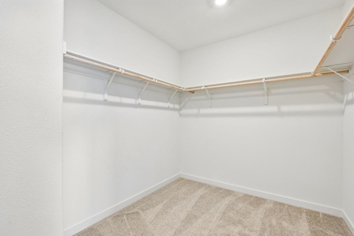 Primary walk-in closet