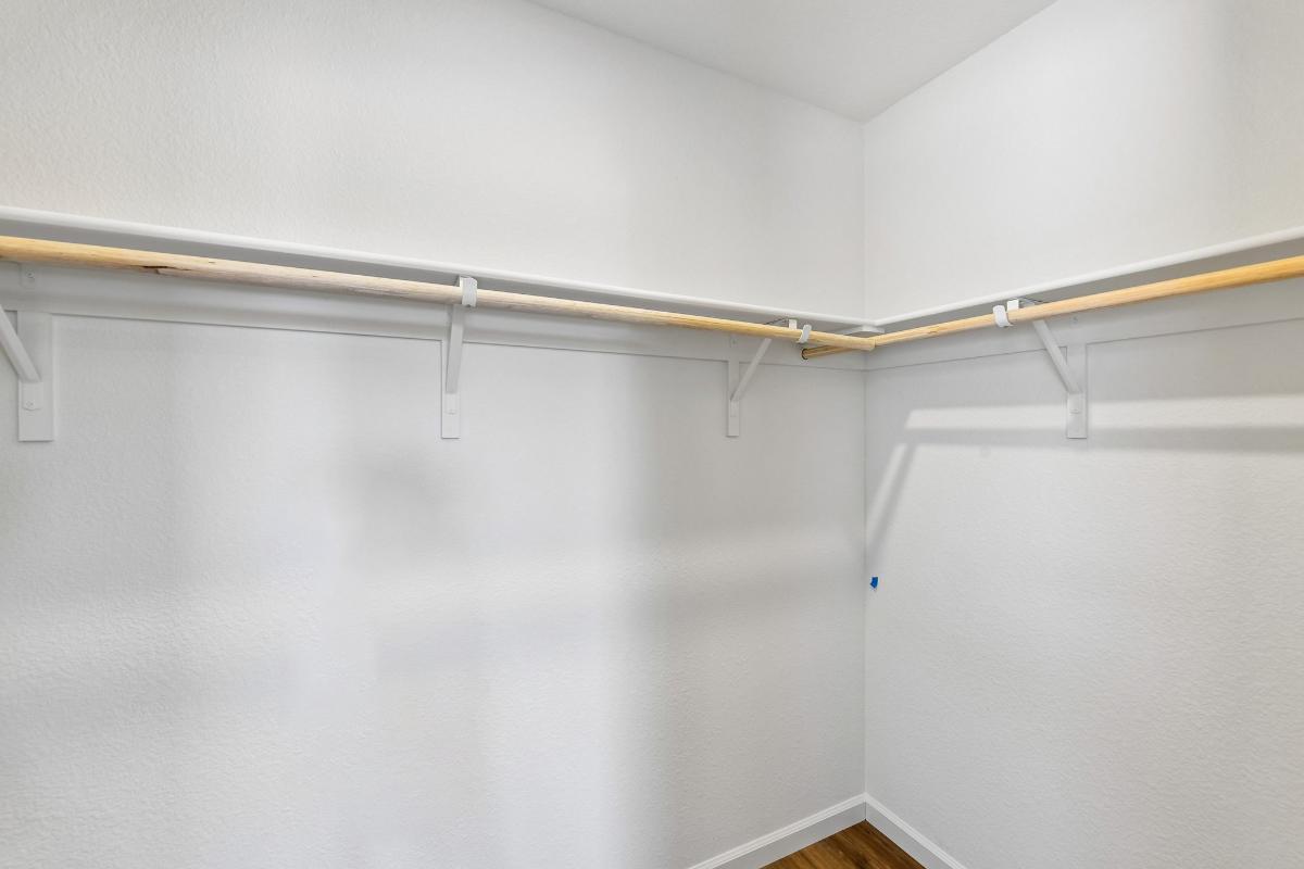 Primary walk-in closet