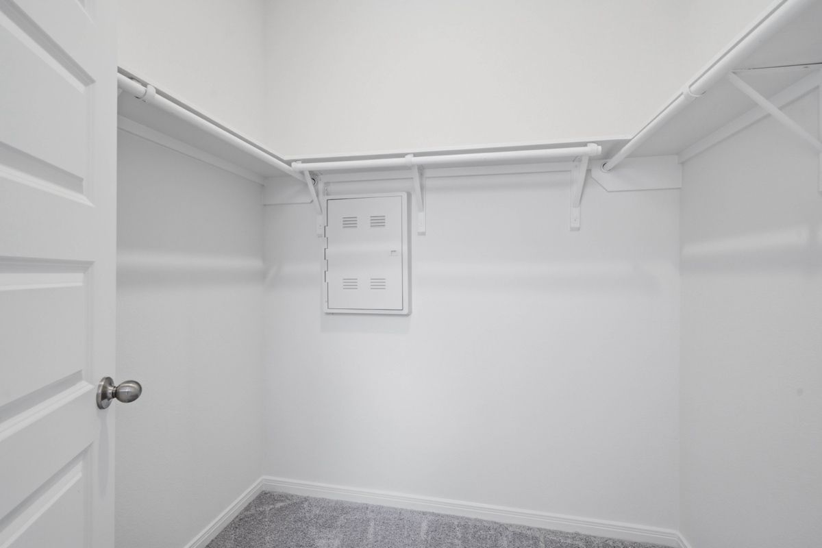 Primary walk-in closet