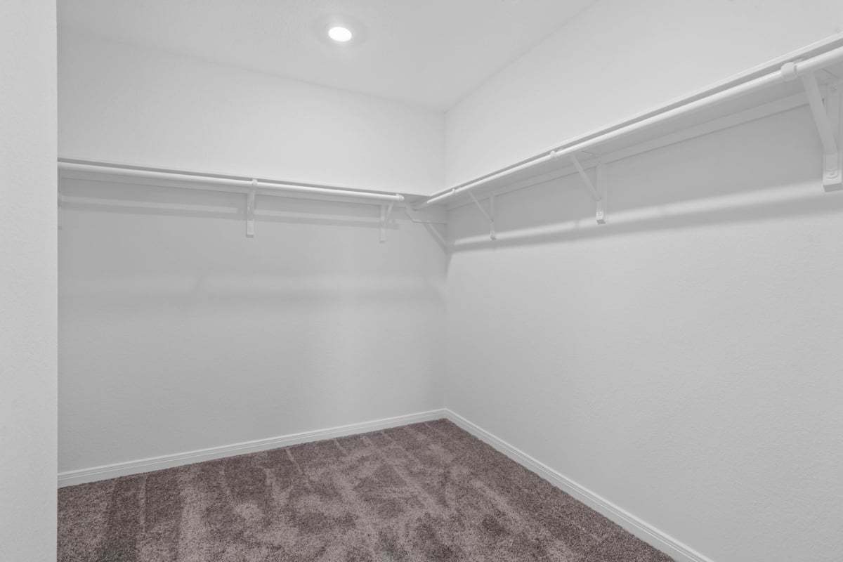 Primary walk-in closet