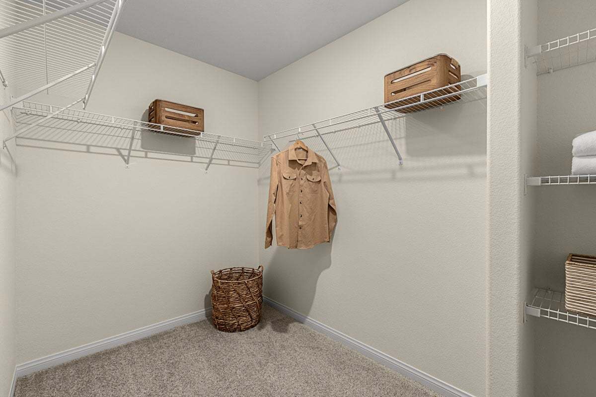 Primary walk-in closet
