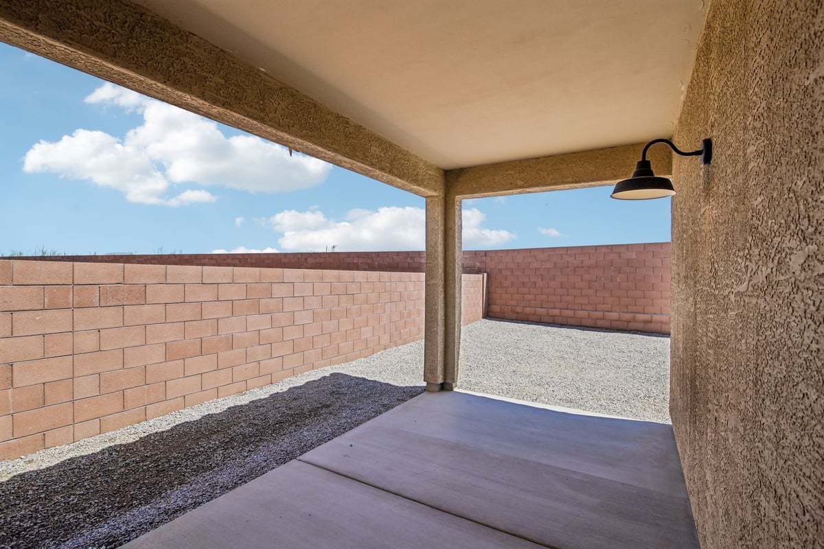 Covered patio