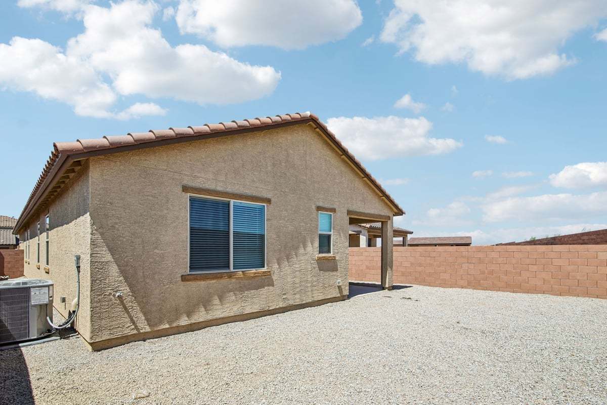 Rear exterior