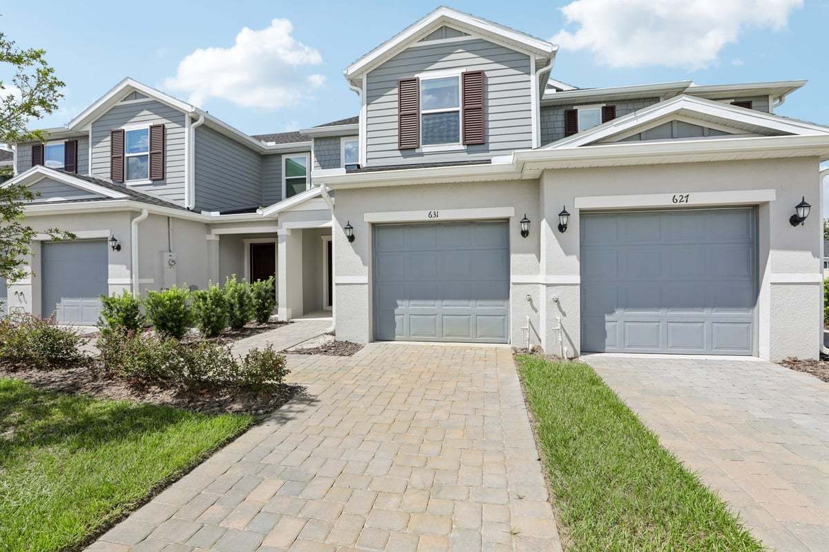 Plan 1557 - Reserve at Forest Lake Townhomes: Lake Wales, Florida - KB Home