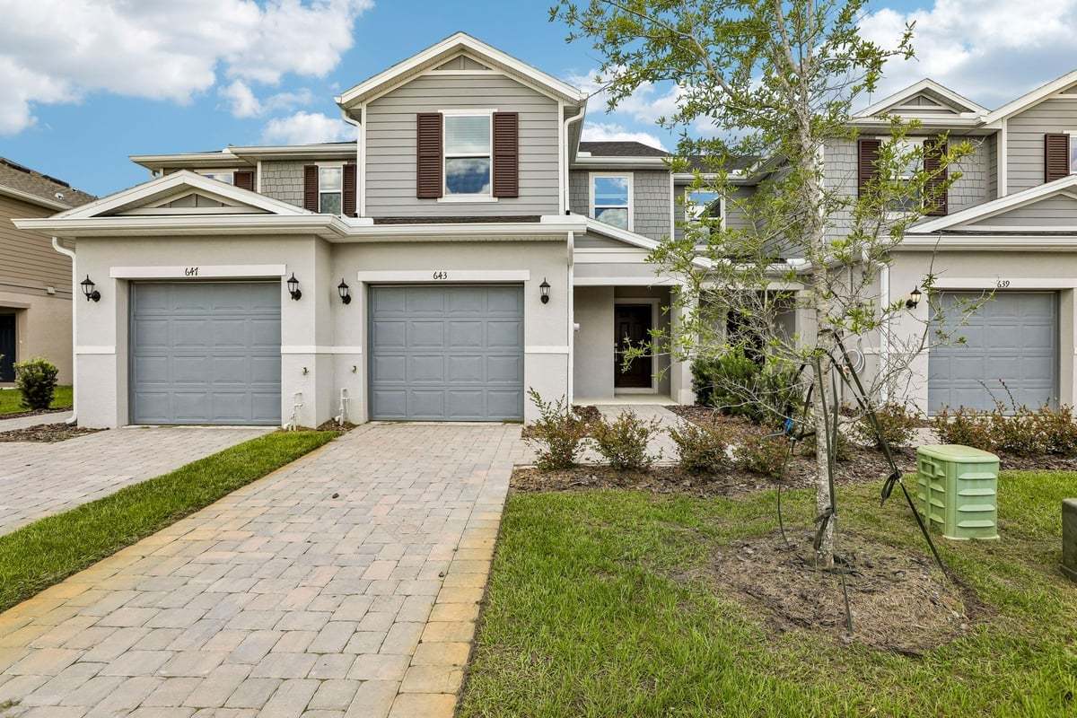 Plan 1557 - Reserve at Forest Lake Townhomes: Lake Wales, Florida - KB Home
