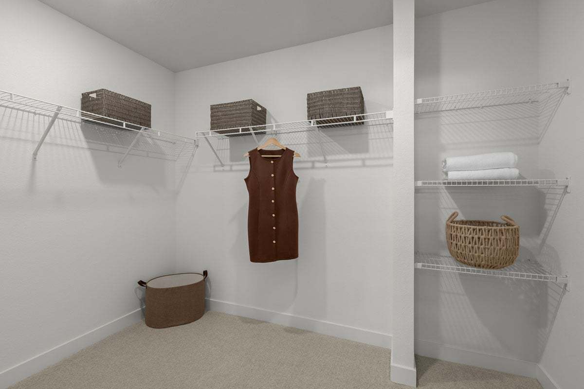 Primary walk-in closet