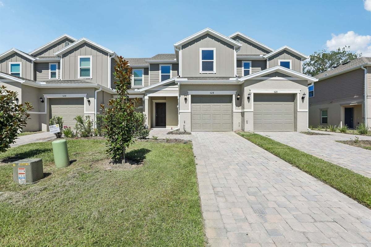 Plan 1557 - Reserve at Forest Lake Townhomes: Lake Wales, Florida - KB Home