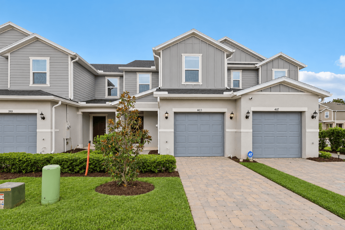 Plan 1557 - Reserve at Forest Lake Townhomes: Lake Wales, Florida - KB Home