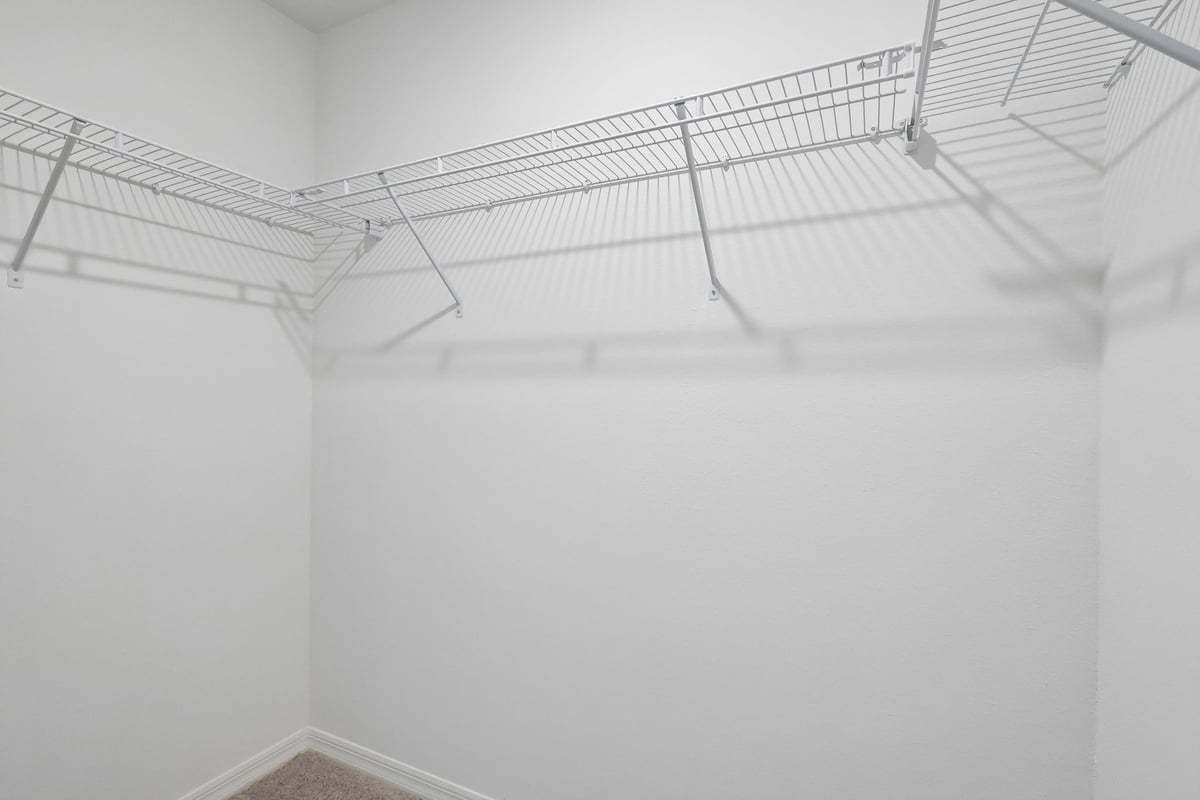 Primary walk-in closet