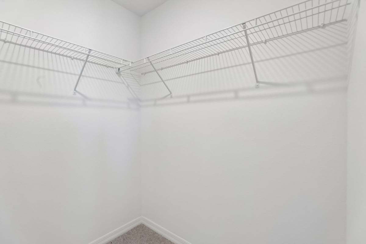 Primary walk-in closet